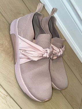Mark Nason Pink Satin Bow Running Shoes
